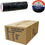 Globe Izole Elektrik Bandı 0,13MMX19MMX10YDS Siyah 1 Koli:500 ad. - 1 Adet