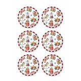 Globe Pasta Tabağı 6 Lı Set 19 cm NEW028