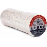 Globe Pvc Elektrik Izolasyon Bant .0.13X19X10YRDS. (Beyaz) (10.lu Paket)