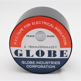 Globe Pvc Elektrik İzolasyon Bant "0.18x50x25yrds" Siyah