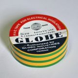 Globe Sari Yeşil Bant Globe Elektrik Bantı 19Mm x 9.15