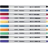 Globox 10'lu Fineliner Kalem Seti - Karışık Renkler, 0.4 mm İnce Uç, Çizgili ve Desenli Gövde