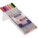 Globox 3176 Fineliner Keçe Uçlu Kalem 0.4mm 6 Renk