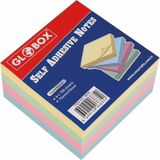 Globox 4 Renk Yapışkanlı Not Kağıdı SMART.6635 pastel renkler