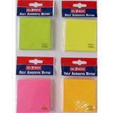 Globox 75X75 4 Neon Renk 100 Yaprak 12'li Yapışkanlı Not Kağıdı