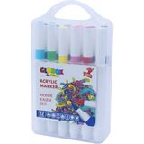 Globox Akrilik Marker Kalem Seti 12 Renk Yaratıcılığınızı Geliştirmek İçin Sanatsal Malzemeler