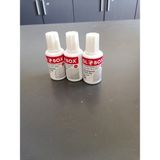 Globox Correction Fluid Sıvı Silici Kalem 3'lü Paket - Multipurpose Quick Dry White Type