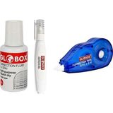 Globox Daksil 20 Gram + Şerit Silici 5 mm x 8 m + Kalem Tipi Sıvı Silici 7 ml