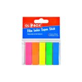 Globox Film Index Super Stick 5 Renk Yapışkanlı Not Kağıdı 30'lu (1 Kutu)