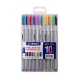 Globox Fineliner Karışık Renk 10'lu Keçe Uçlu Kalem
