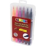 Globox Fırça Uçlu Keçeli Kalem 12 Renkli Su Bazlı Set ile Yaratıcılığınızı Geliştirin