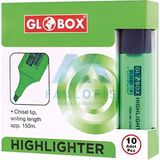 Globox Fosforlu Kalem 10'lu Kutu - Yeşil