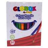Globox Globox Kuru Boya Kalemi Kısa 12 Renk 3670 Karışık 4360.20348