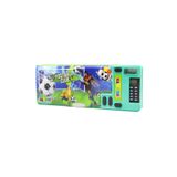 Globox Hesap Makineli Vintage Kalemlik (YEŞİL FUTBOL MODELİ)