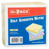 Globox Küp Notluk 75X75mm 400 Yaprak Sarı - Pratik Ofis Not Kağıdı 8'Li Avantaj Paketi