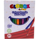 globox kuru boya kalemi kısa 12 renk 3670 - Yok