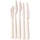Globox Neon Plastik Spatula Seti 5'li KD-107