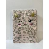 Globox Peluş A5 Çizgili Defter