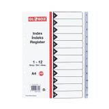Globox Pp Seperatör (Ayraç) 1-12 Rakam