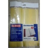Globox Sarı A4 Yapışkan Bantlı 5'li Hazır Defter Kabı
