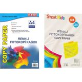 Globox Smartkıds A4 Renkli Fotokopi Kağıdı 100 Lü 5 Paket 60-70 G