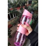 Globox Tritan Matara Suluk, 600 ml, Pembe, Çocuklar İçin