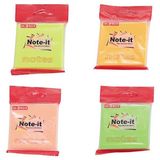 Globox Yapışkanlı Not Kağıt 75X75 100 Yp Neon 6633 - Renkli