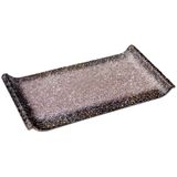 Globy 36.1x20.3x3.8 cm Melamin Açık Büfe Granit Sunum Tabağı