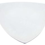 Globy 44 cm Beyaz Üçgen Sunum Tabak