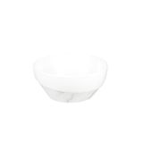 Globy Açık Büfe Alt Beyaz Mermer Desen Kase – 24,5×10,5 cm