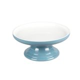 Globy Açık Büfe Ayaklı Sunum Tabak Mavi – 26×26×5 cm