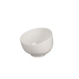 Globy Açık Büfe Beyaz Melamin Sunum Kase – 15×12 cm