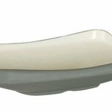 Globy Açık Büfe Dikdörtgen Çukur Tabak Gri 32x23x6 cm