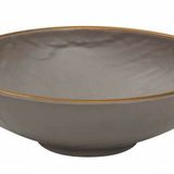 Globy Açık Büfe Gold 23x23x7 cm Melamin Yuvarlak Servis Kasesi