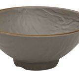 Globy Açık Büfe Gold 23x23x9.3 cm Yuvarlak Sunum Kase