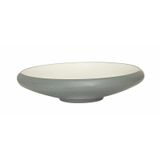 Globy Açık Büfe Gri 24.8x6 cm Yuvarlak Çukur Tabak