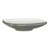Globy Açık Büfe Kare Çukur Tabak Gri 30×30×6,5 Cm