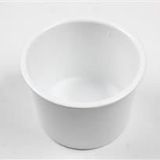 Globy Açık Büfe Konik Kase Beyaz 14x10 cm