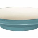 Globy Açık Büfe Mavi 26.6x5.7 cm Ayaklı Yuvarlak Çukur Tabak