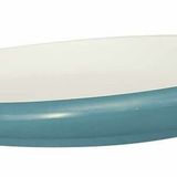 Globy Açık Büfe Mavi 27.9x4.4 cm Eğimli Servis Sunum Tabağı