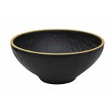Globy Açık Büfe Melamin Kase Siyah 26×26×10,3 Cm