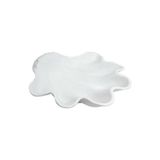Globy Açık Büfe Melamin Midye Sunum Tabağı Beyaz 34 cm