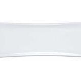 Globy Açık Büfe Melamin Sunum Tabağı Beyaz 53x19x2,6 cm