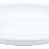 Globy Açık Büfe Melamin Sunum Tabak Yuvarlak Siyah 40x29x5,6 cm