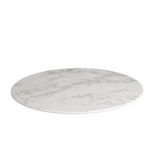 Globy Açık Büfe Mermer Desen Yuvarlak Sunum Tabak 41×2 Cm