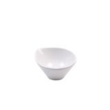 Globy Açık Büfe Oval Çukur Tabak 7,5x6,7 cm Beyaz 6'lı