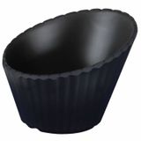Globy Açık Büfe Siyah 18x16x13 cm Melamin Kase