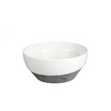 Globy Açık Büfe Yuvarlak Kase Gri Desen – 52,5×26×5 cm
