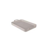 Globy Çift Kulplu Sunum Tabak Beyaz 30×20×4 cm