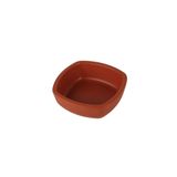 Globy Kare Sunum Kase Turuncu 14,8×14,8×5 cm